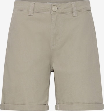 Oxmo Regular Trousers ' OXKvita ' in Beige: front