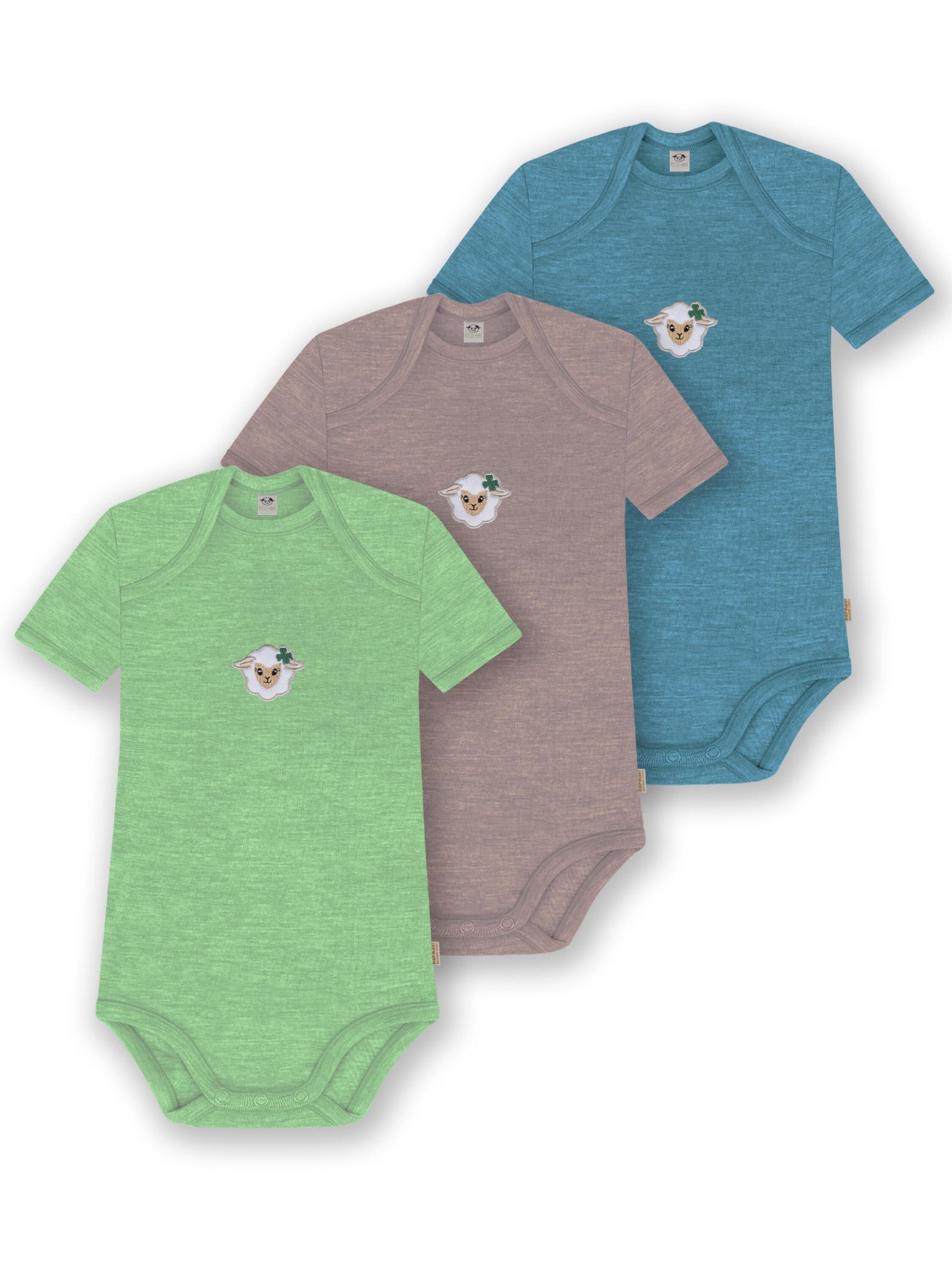 Barboteuse / body 'Tauranga' normani en bleu : devant