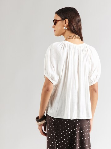 Chemisier 'POPOVER' GAP en blanc : derrière