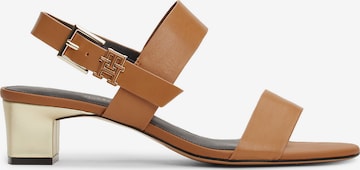 TOMMY HILFIGER Sandalen met riem in Bruin