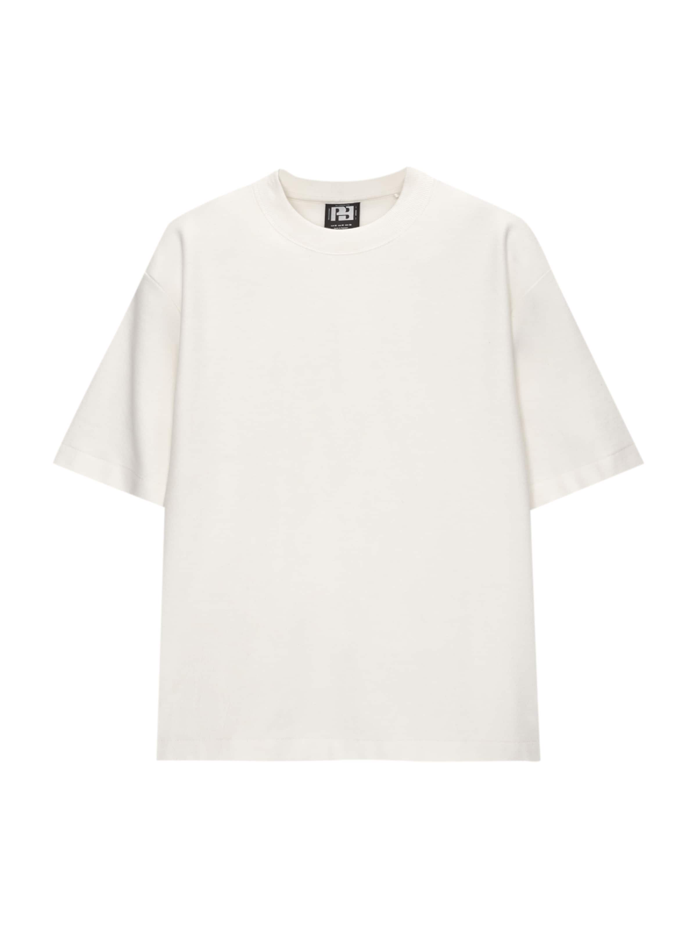 Pull&Bear Tričko - Biela: predná strana