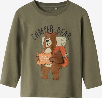 žalia NAME IT Marškinėliai 'NMMOLEN': priekis