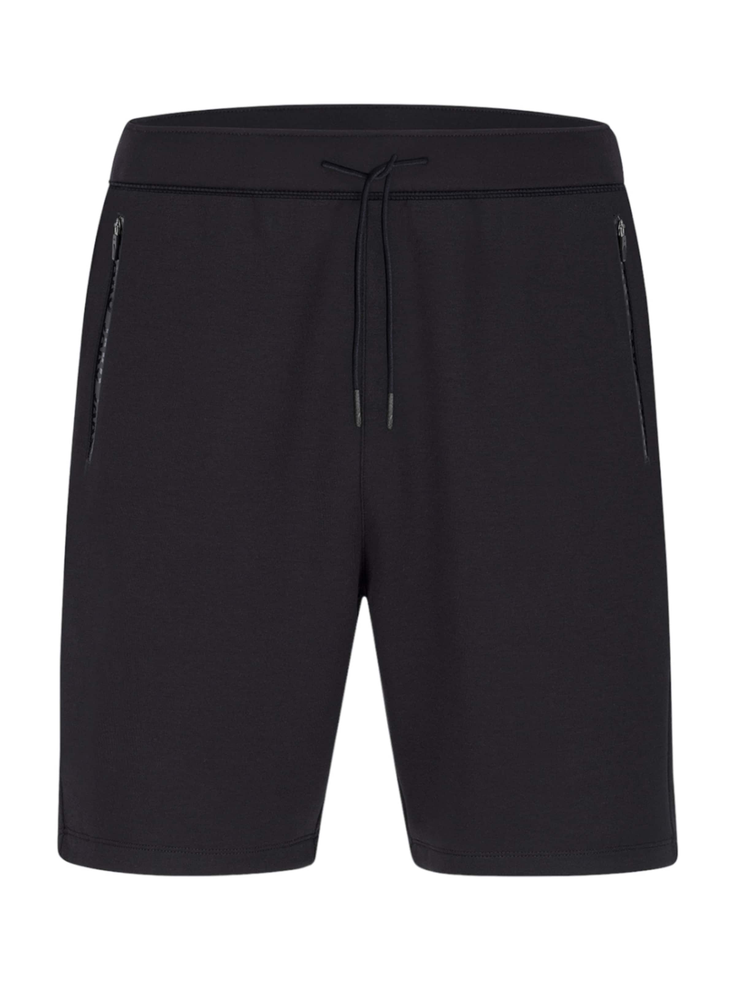 JAKO Workout Pants in Black: front