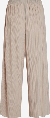 VILA Wide leg Byxa i beige