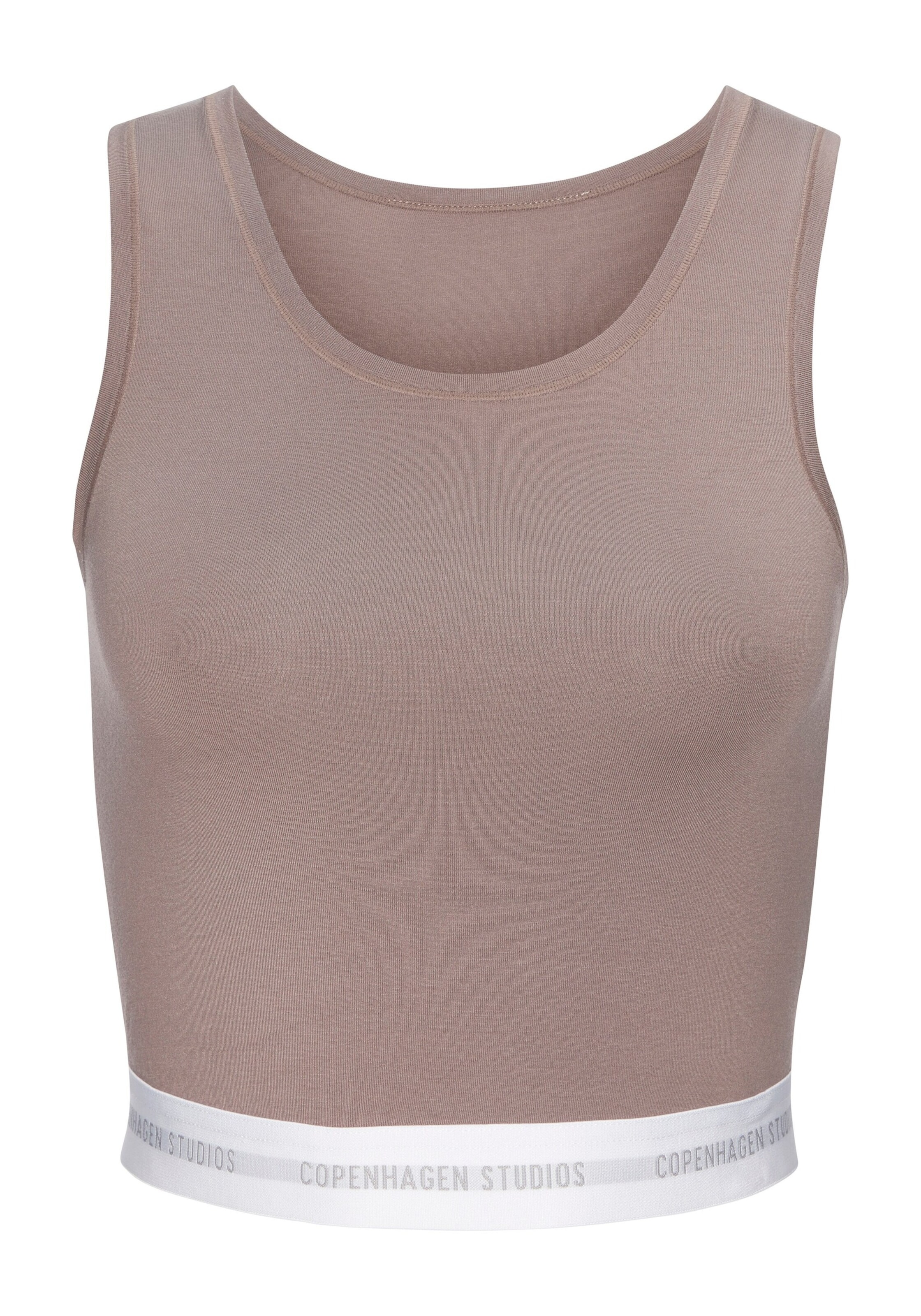 Copenhagen Studios Top - barna: elől