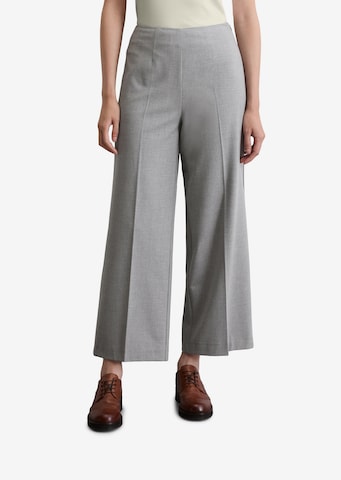 Marc O'PoloWide Leg/ Široke nogavice Hlače - siva boja: prednji dio