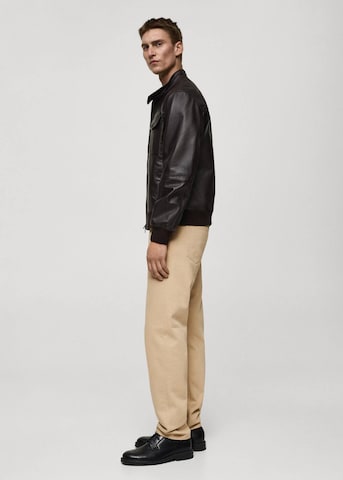 MANGO MAN Regular Jeans 'Bob' in Beige