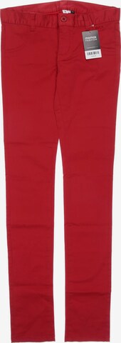 RVCA Pants in XS in Red: front