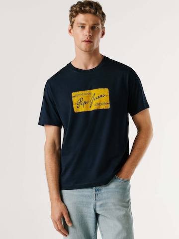 T-Shirt 'Suen' Pepe Jeans en bleu : devant