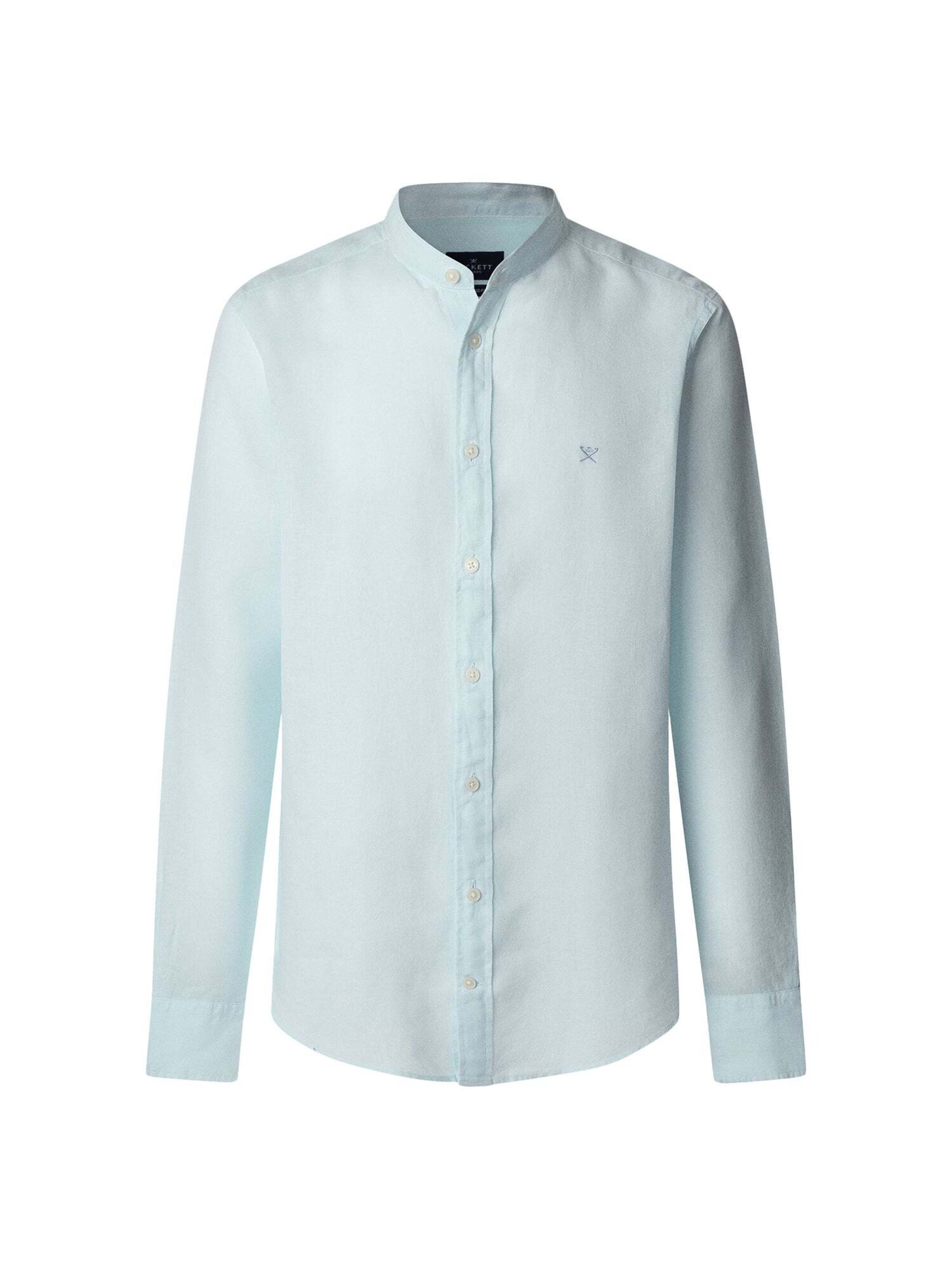 Hackett London Regular fit Overhemd in Blauw: voorkant