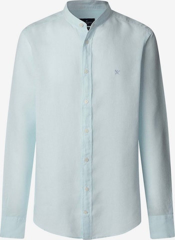 Chemise Hackett London en bleu : devant
