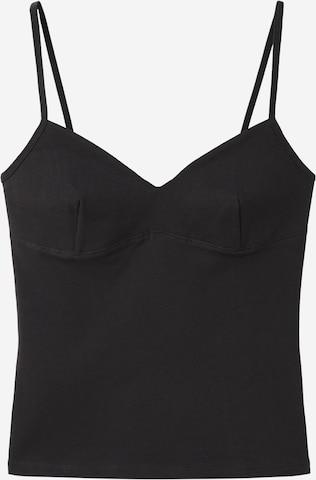 MANGO Topp 'MIMI' i svart: framsida