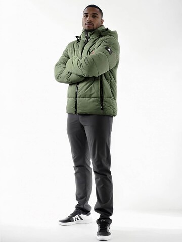 Arctic Seven Winterjas in Groen