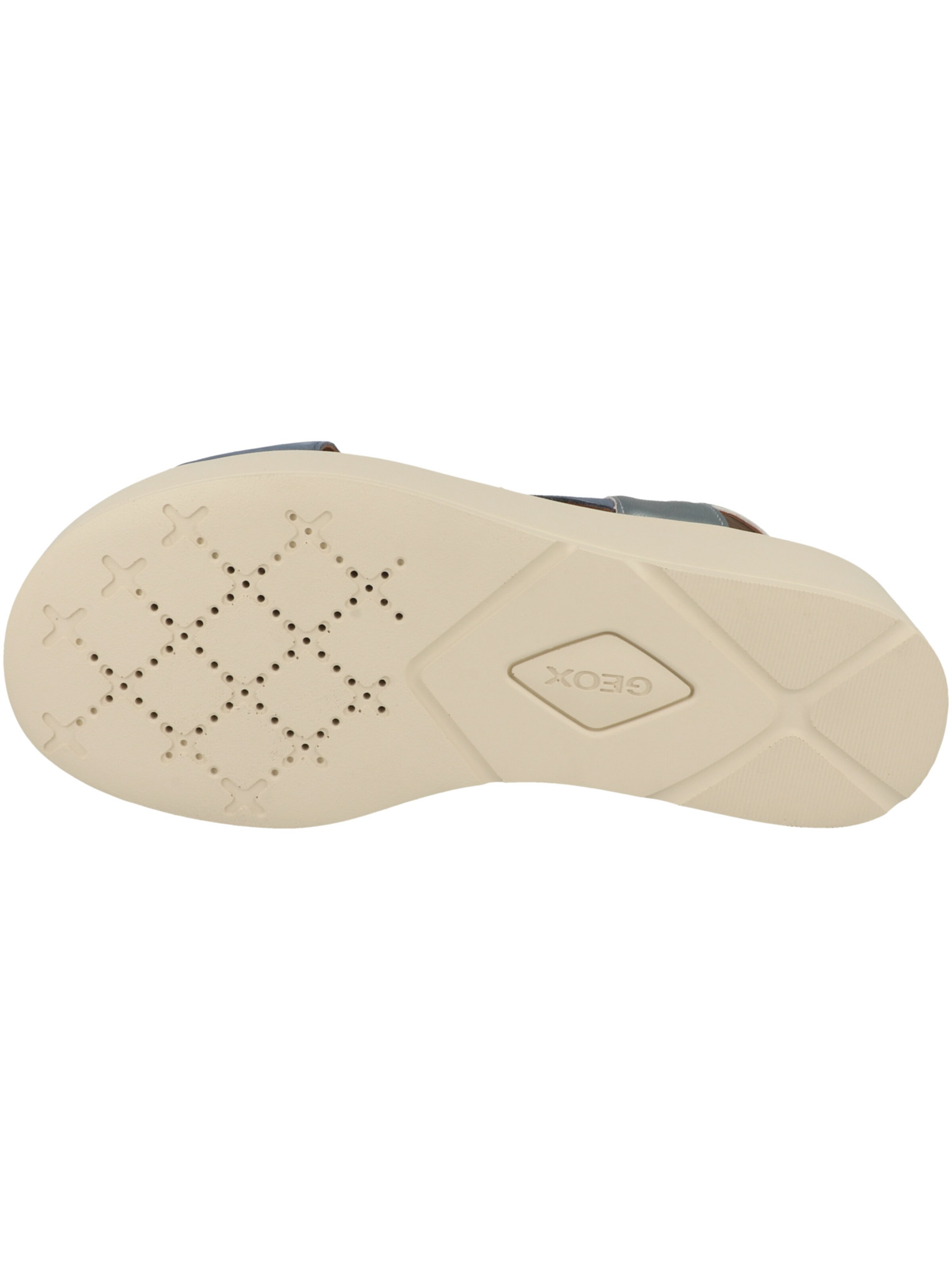 GEOX Keilsandale in Blau