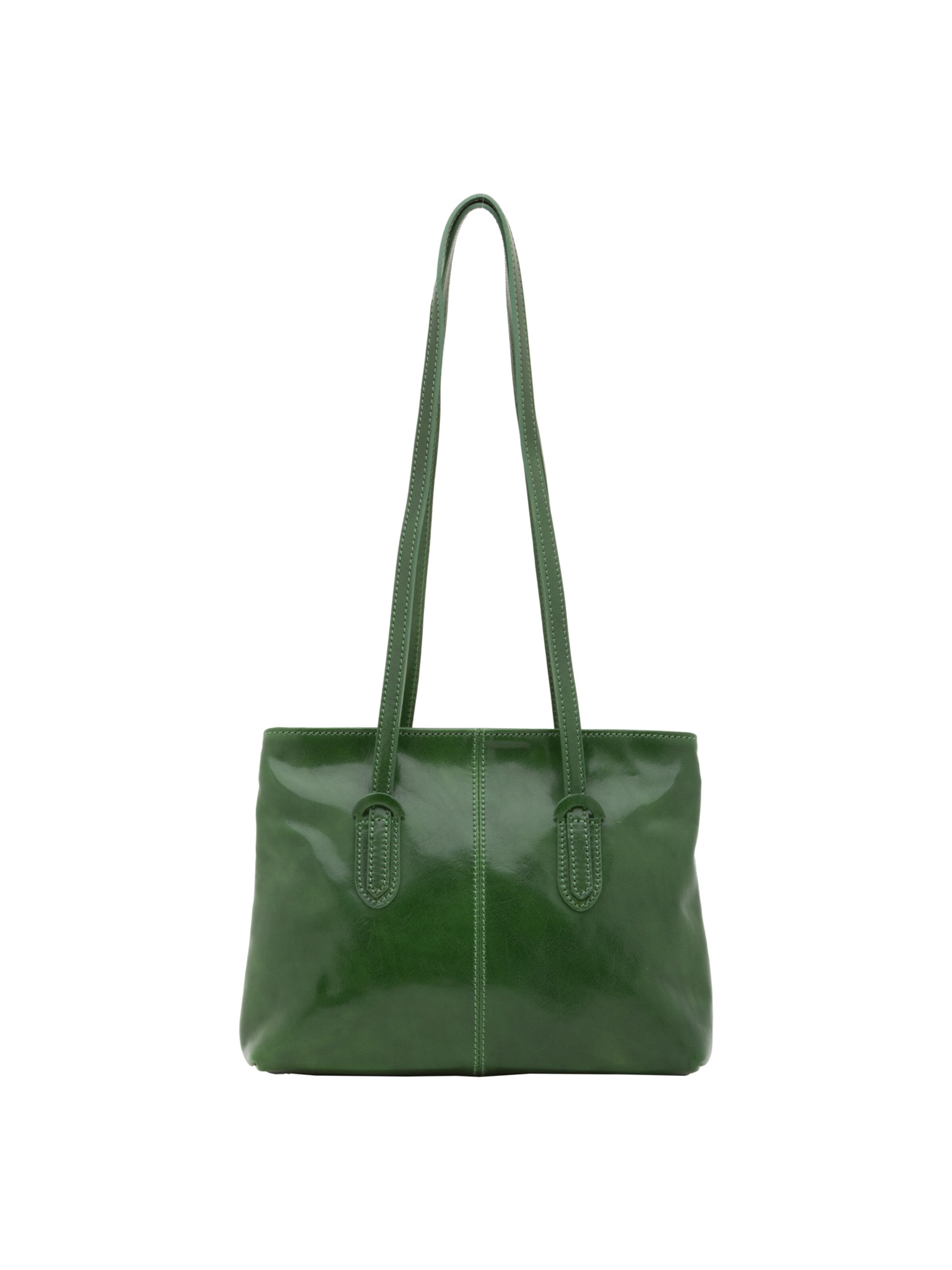 Borsa a spalla 'Borsa a Spalla Donna Vera Pelle Vacchetta - Chiusura Zip' di I Fratelli in verde