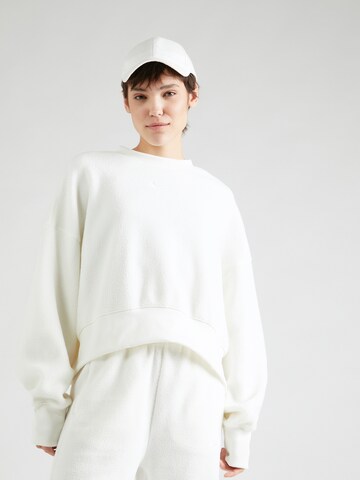 Sweat-shirt Nike Sportswear en blanc : devant