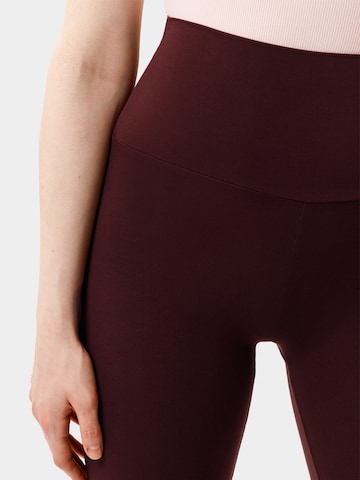 évasé Leggings 'Belle' Les Lunes en marron