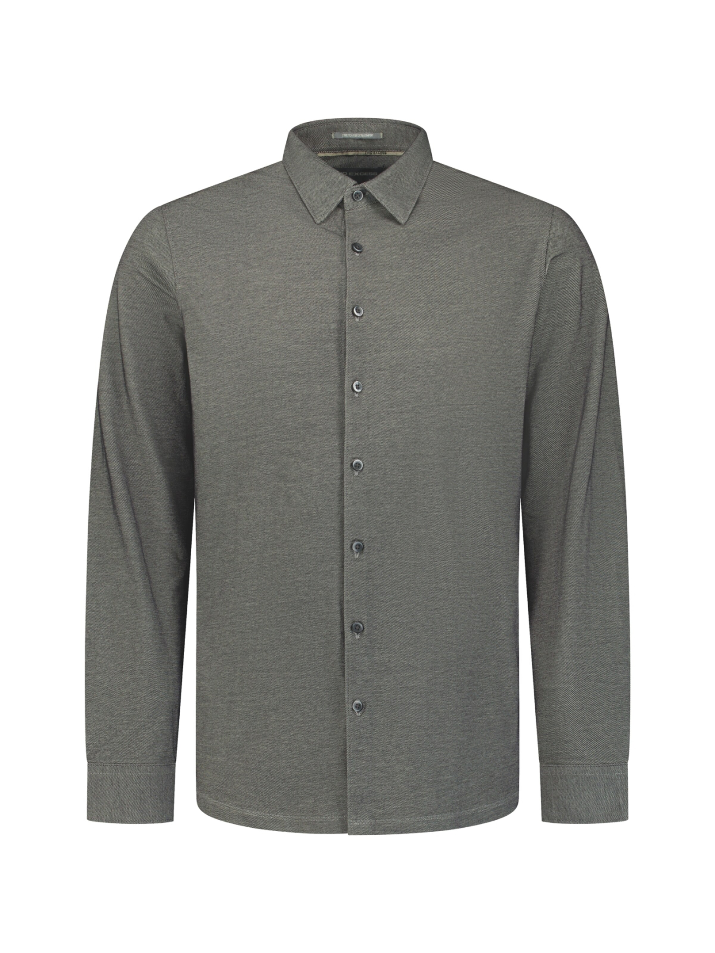 No Excess Button Up Shirt in Grey: front