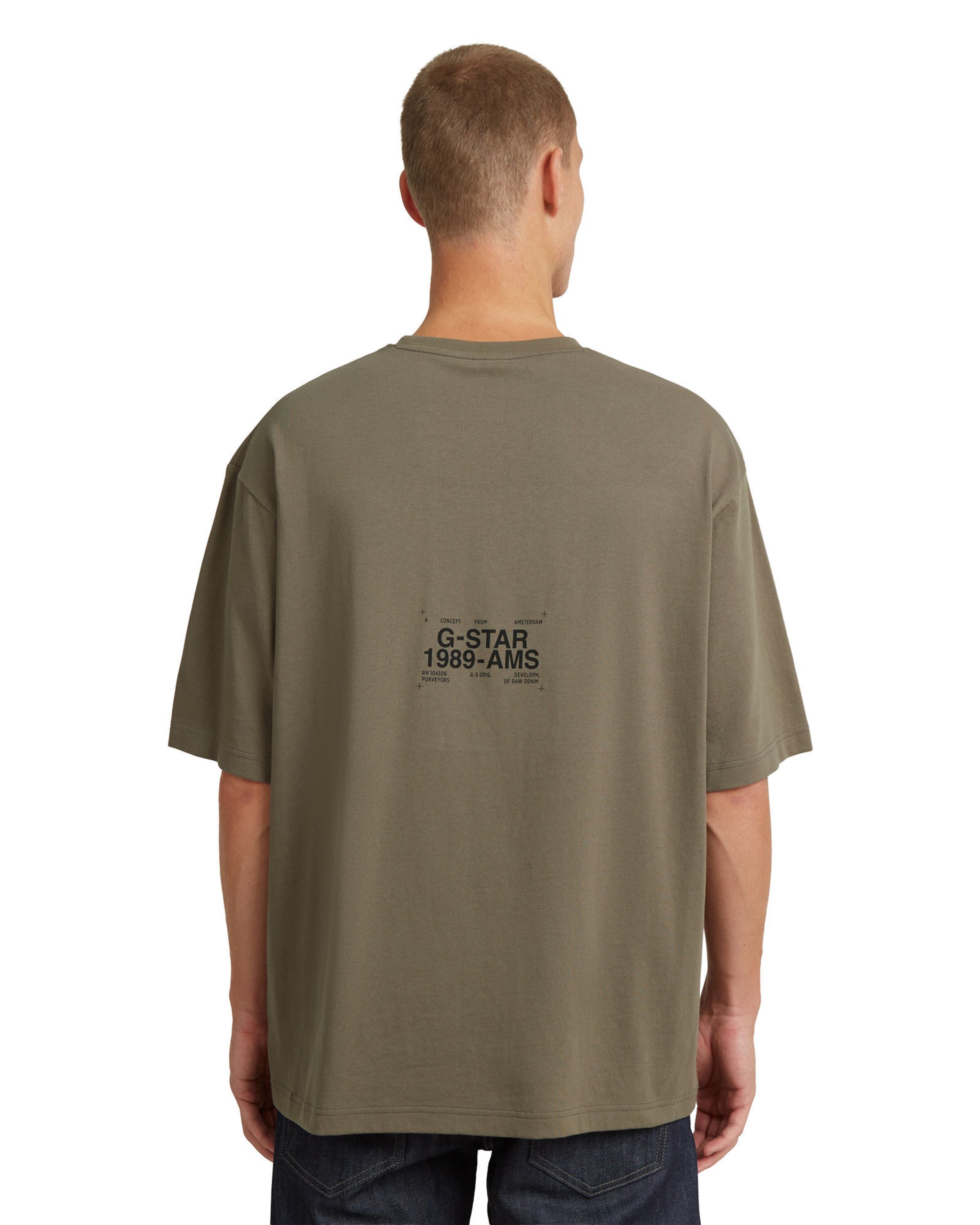 G-STAR T-Shirt in Grün: Vorderseite