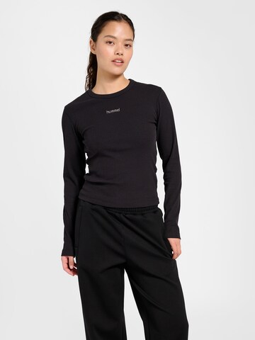 Hummel T-shirt in Schwarz: Vorderseite