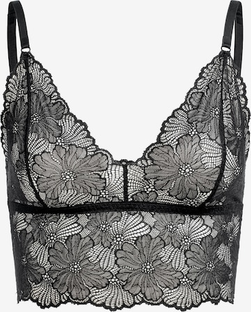 Erlich Textil BH in Schwarz: Vorderseite