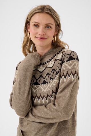 Pull-over 'CRCherrie' Cream en marron
