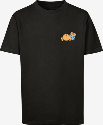 F4NT4STIC Shirt 'Winnie Pooh' in Zwart: voorkant