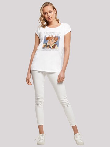 F4NT4STIC Shirt 'Disney Winnie The Pooh Christopher Robin Montage' in White