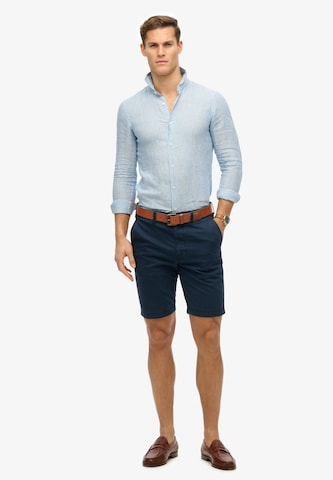 Superdry Regular Fit Skjorte 'Vacation' i blå