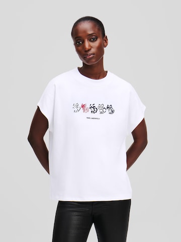 Karl Lagerfeld Shirt in White: front