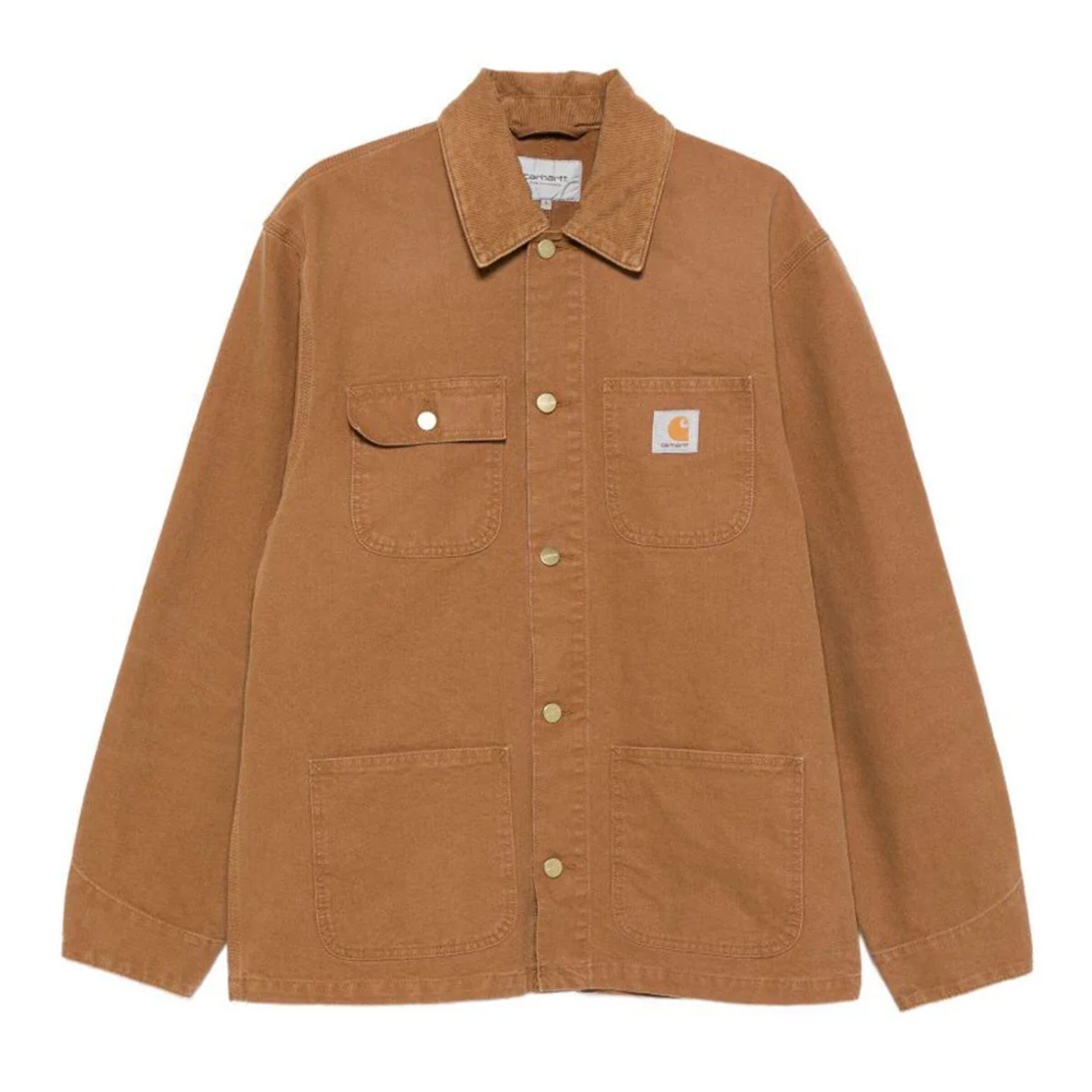 Carhartt WIP Athletic Jacket in Brown: front