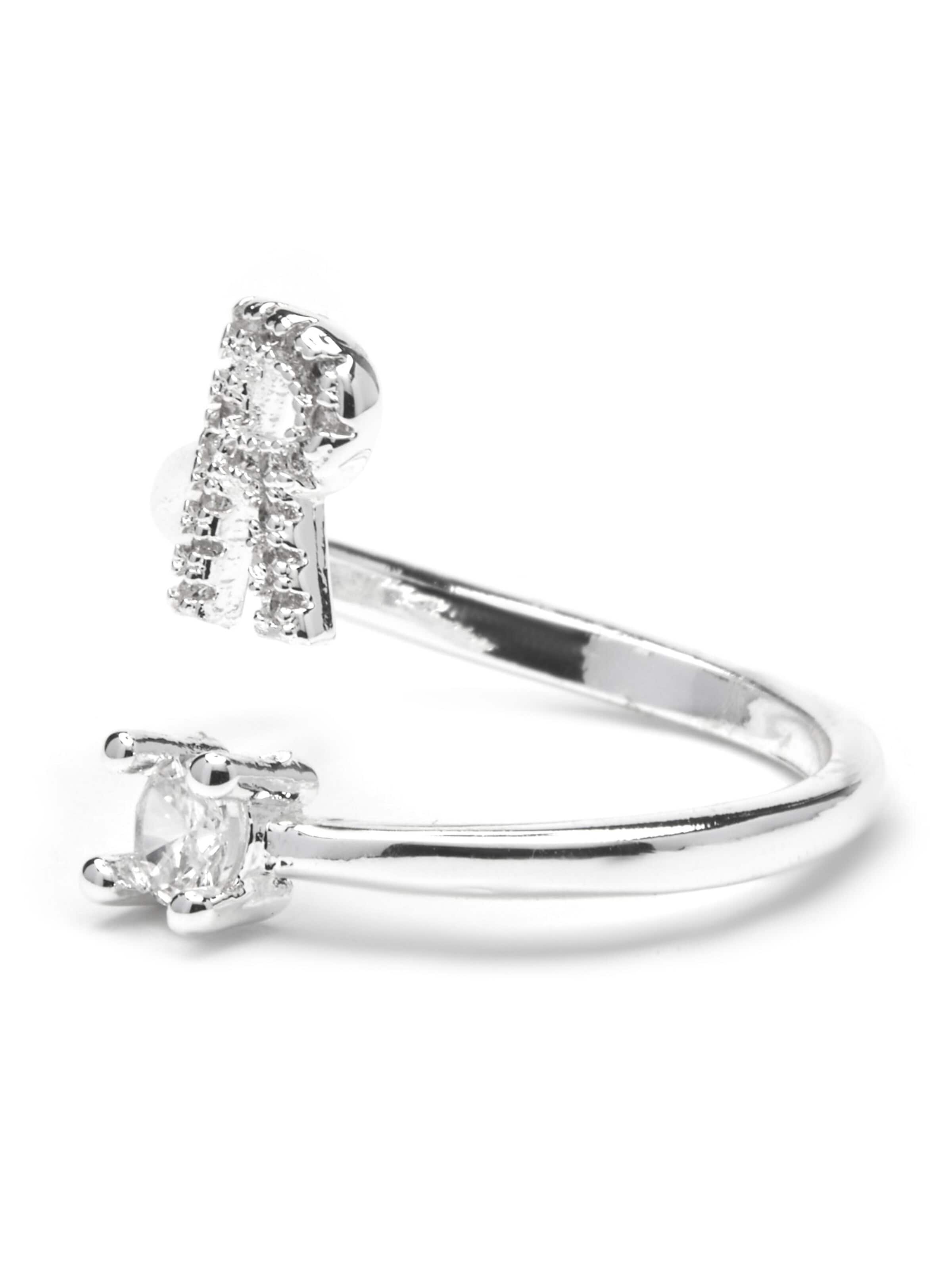 Bague 'Alphabet R' Luxenter en argent