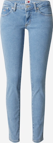 Tommy Jeans Skinny Jeans in Blue: front