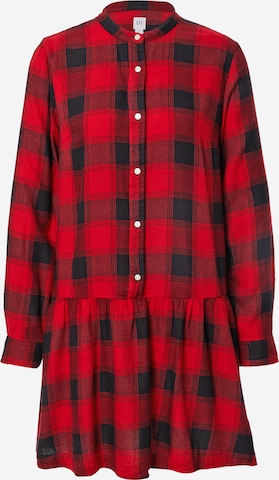 Abito camicia di GAP in rosso: frontale