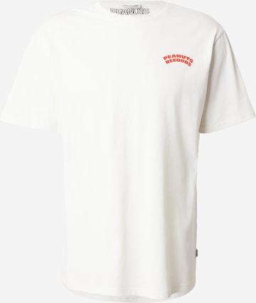 Only & Sons Тениска 'ONSPEANUTS' в бяло: отпред