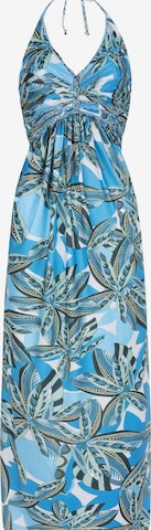 Robe 'Halter dress Palm' Chic by Lirette en bleu : devant