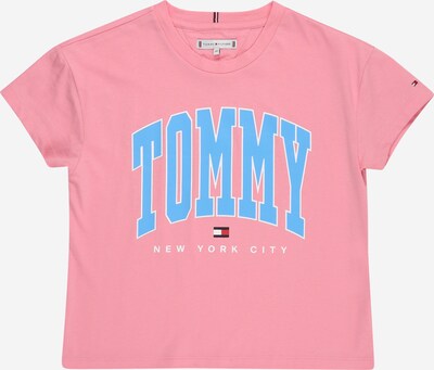TOMMY HILFIGER Tričko - tyrkysová / ružová / červená / biela, Produkt