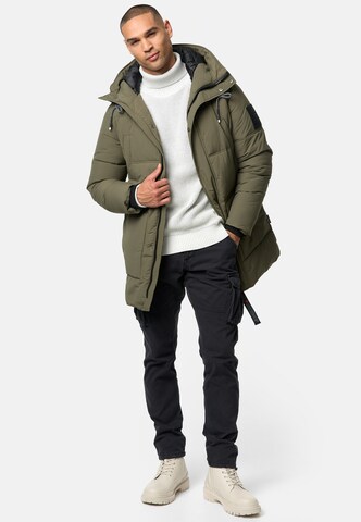 INDICODE JEANS Winter Parka ' Mylo ' in Green