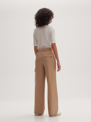 Wide Leg Pantalon cargo 'Melpa' OPUS en beige