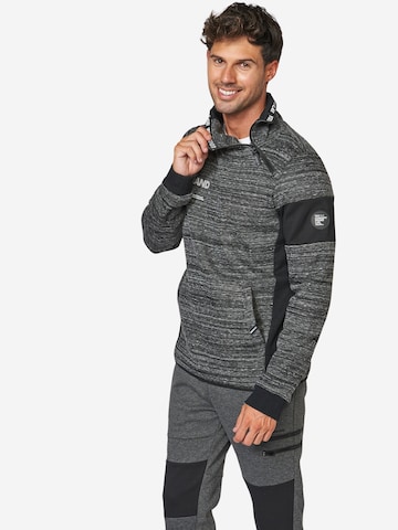 Sweat-shirt KOROSHI en gris : devant