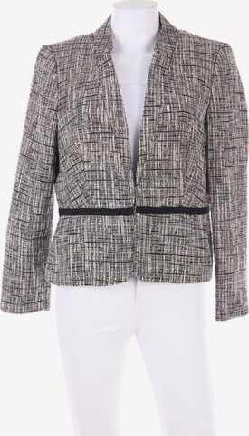 MANGO Bouclé-Blazer XL in Schwarz: predná strana