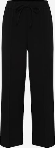 b.young Loose fit Pants 'BYDANTA PIN TUCK PANTS' in Black: front