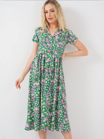 Robe-chemise Bigdart en vert : devant