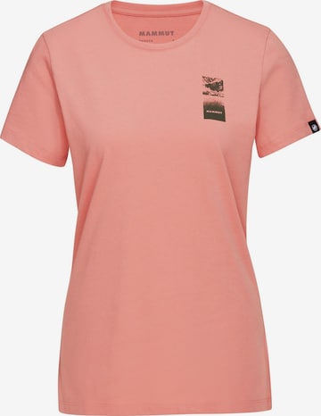 MAMMUT Funktionsshirt ‘Massone Wagon’ in Pink: Vorderseite