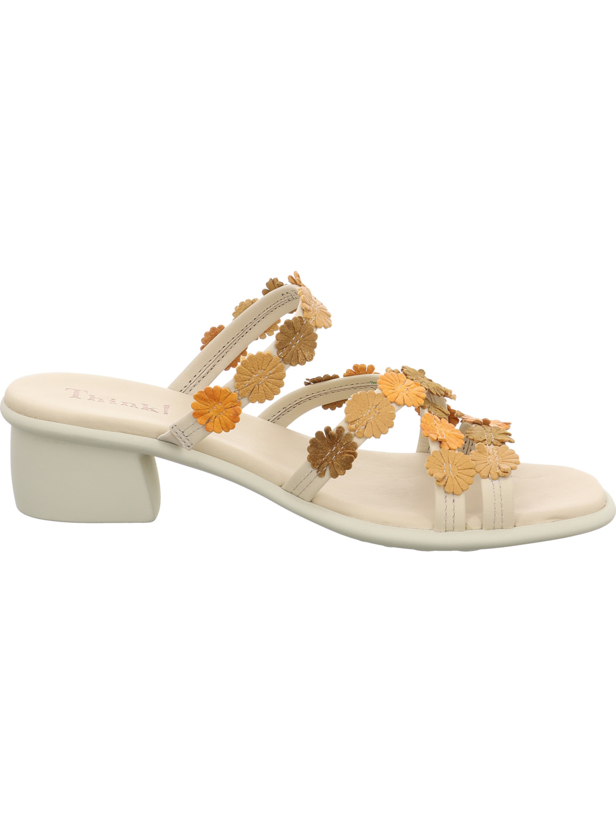 THINK! Pantolette 'Vivi' in Beige