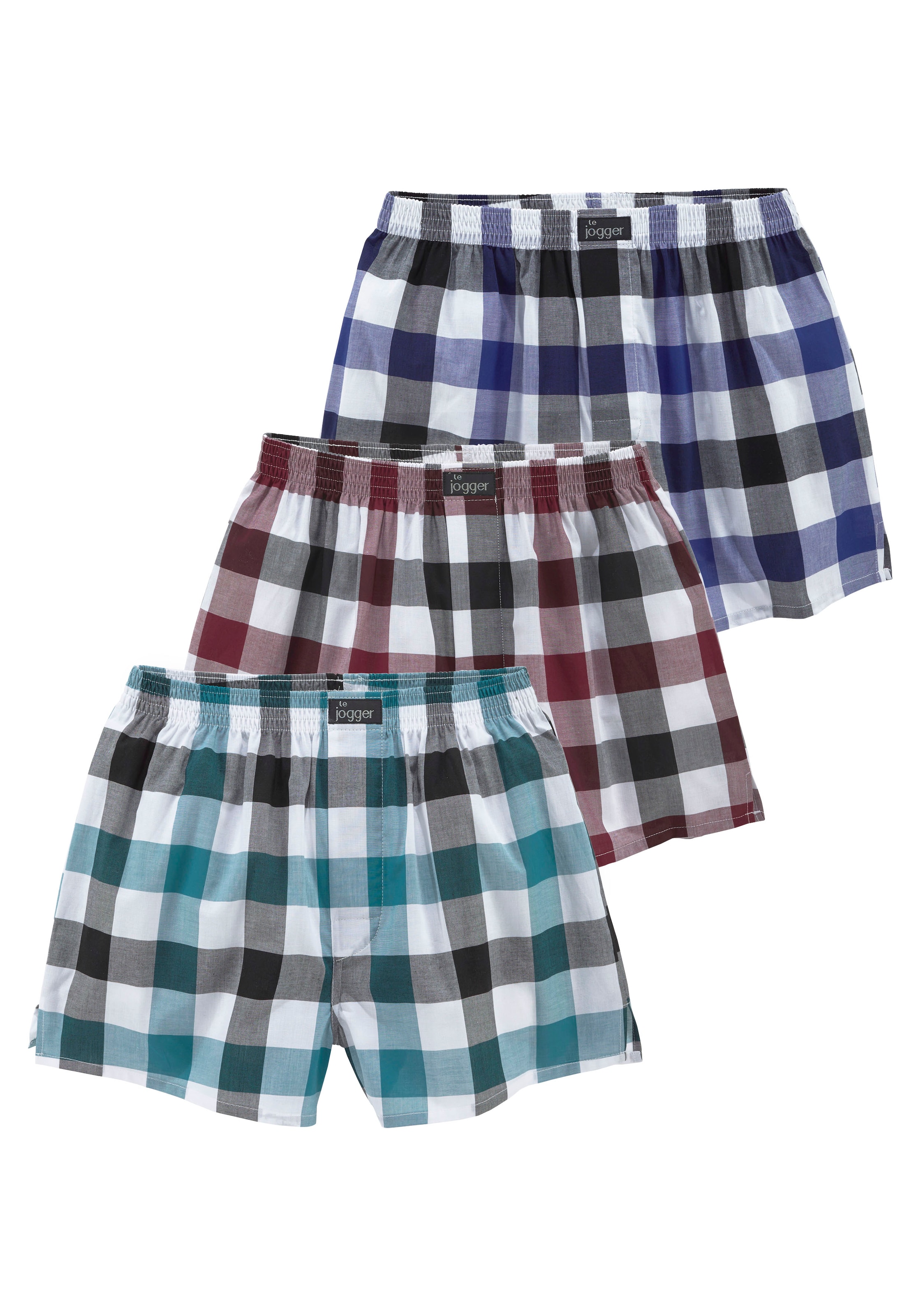 Boxers LE JOGGER en bleu : devant