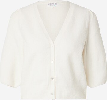 BONOBO Knit cardigan 'CEREM2GILF' in White: front