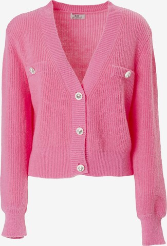 Influencer Cardigan i pink: forside