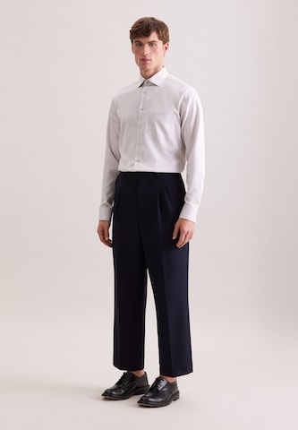 Coupe regular Chemise business 'Schwarze Rose' SEIDENSTICKER en beige