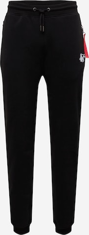 SikSilk Tapered Broek in Zwart: voorkant